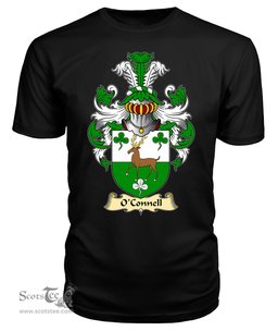 ScotsTee O'Connell or MacConnell Coat Of Arms Family Crest Ireland V23 T Shirt