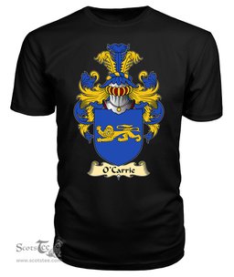 ScotsTee O'Carrie or Carry Coat Of Arms Family Crest Ireland V23 T Shirt