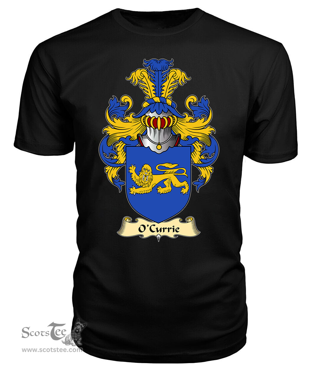 ScotsTee O'Currie Coat Of Arms Family Crest Ireland V23 T Shirt
