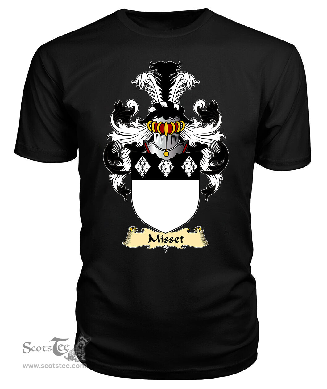 ScotsTee Misset Coat Of Arms Family Crest Ireland V23 T Shirt
