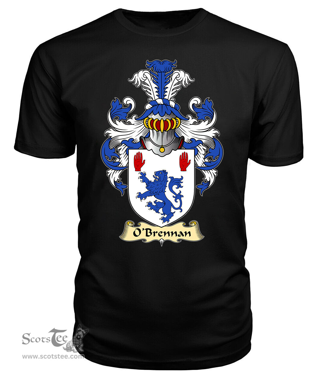 ScotsTee O'Brennan Coat Of Arms Family Crest Ireland V23 T Shirt