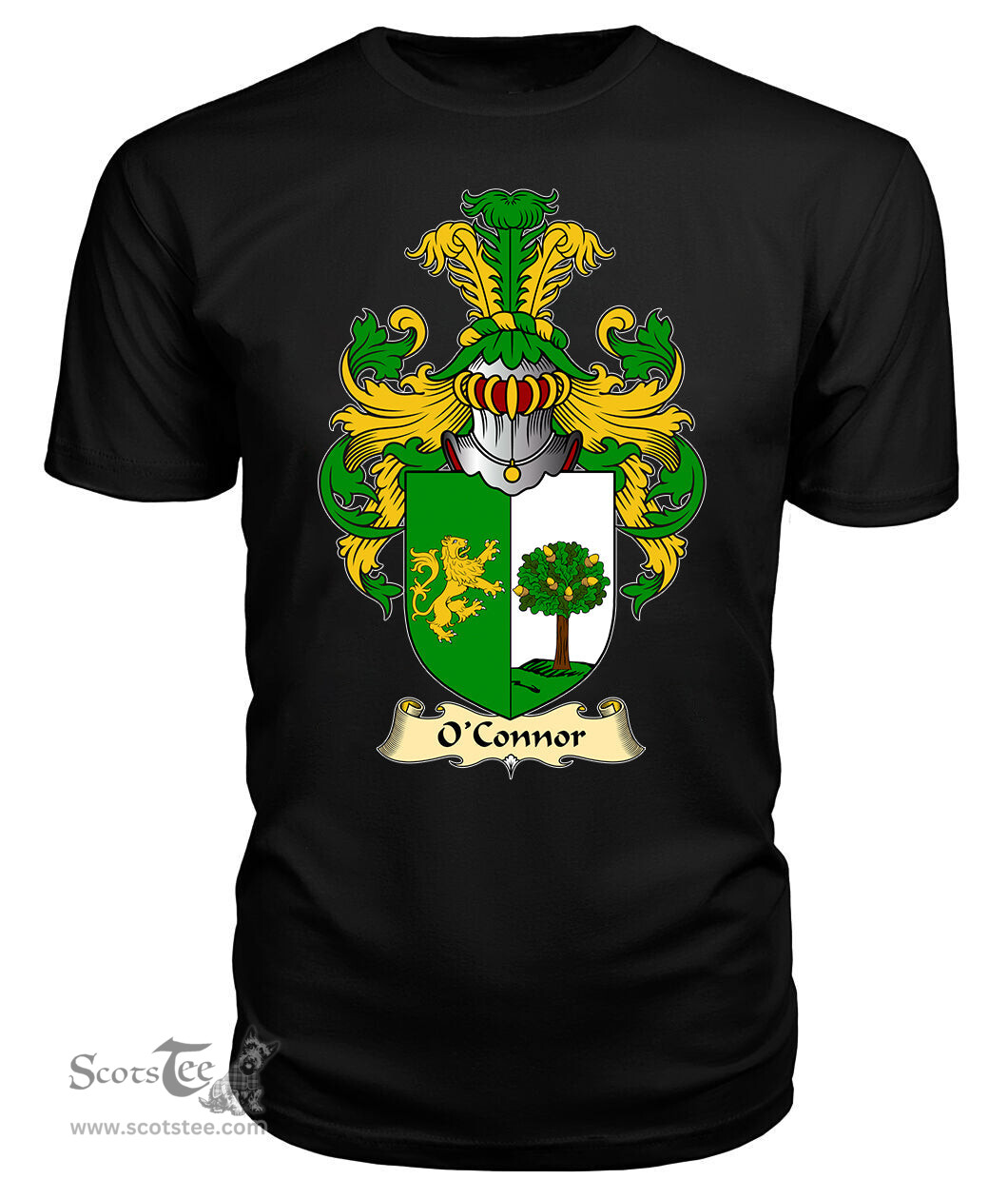 ScotsTee O'Connor (Sligo) Coat Of Arms Family Crest Ireland V23 T Shirt