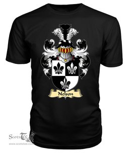 ScotsTee Nelson or Nealson Coat Of Arms Family Crest Ireland V23 T Shirt