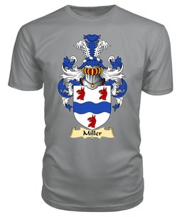 ScotsTee Miller or Millar Coat Of Arms Family Crest Ireland V23 T Shirt