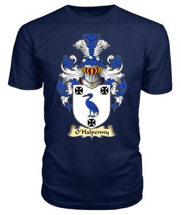 ScotsTee O'Halpenny or Halfpenny Coat Of Arms Family Crest Ireland V23 T Shirt