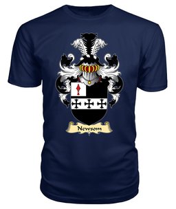 ScotsTee Newsam or Newsom Coat Of Arms Family Crest Ireland V23 T Shirt