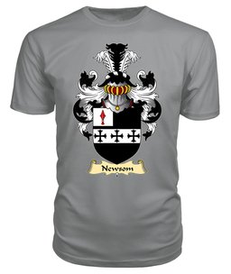 ScotsTee Newsam or Newsom Coat Of Arms Family Crest Ireland V23 T Shirt