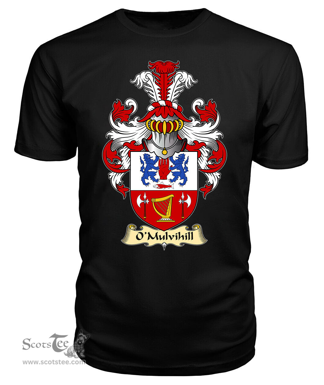 ScotsTee O'Mulvihill Coat Of Arms Family Crest Ireland V23 T Shirt