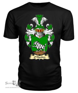 ScotsTee O'Hanlon Coat Of Arms Family Crest Ireland V23 T Shirt