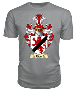 ScotsTee O'Hyland or Hayland Coat Of Arms Family Crest Ireland V23 T Shirt