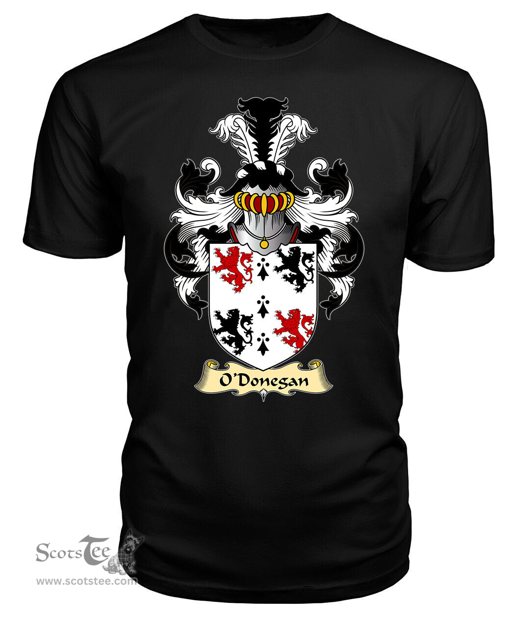 ScotsTee O'Donegan or Donagan Coat Of Arms Family Crest Ireland V23 T Shirt