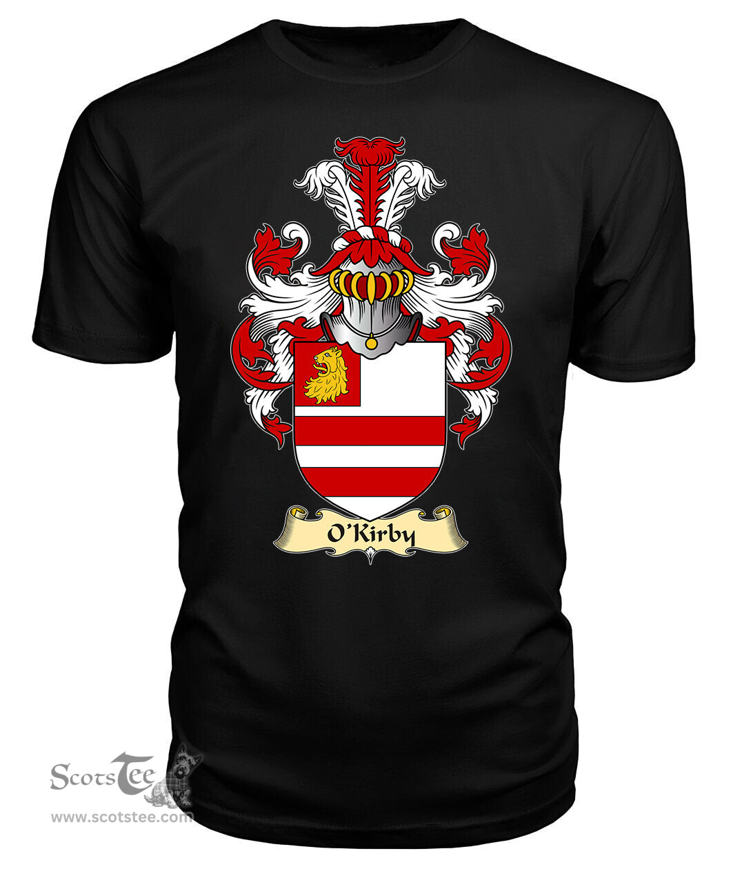 ScotsTee O'Kirby Coat Of Arms Family Crest Ireland V23 T Shirt