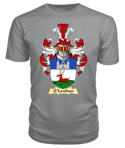 ScotsTee O'Lenihan or Lenaghan Coat Of Arms Family Crest Ireland V23 T Shirt