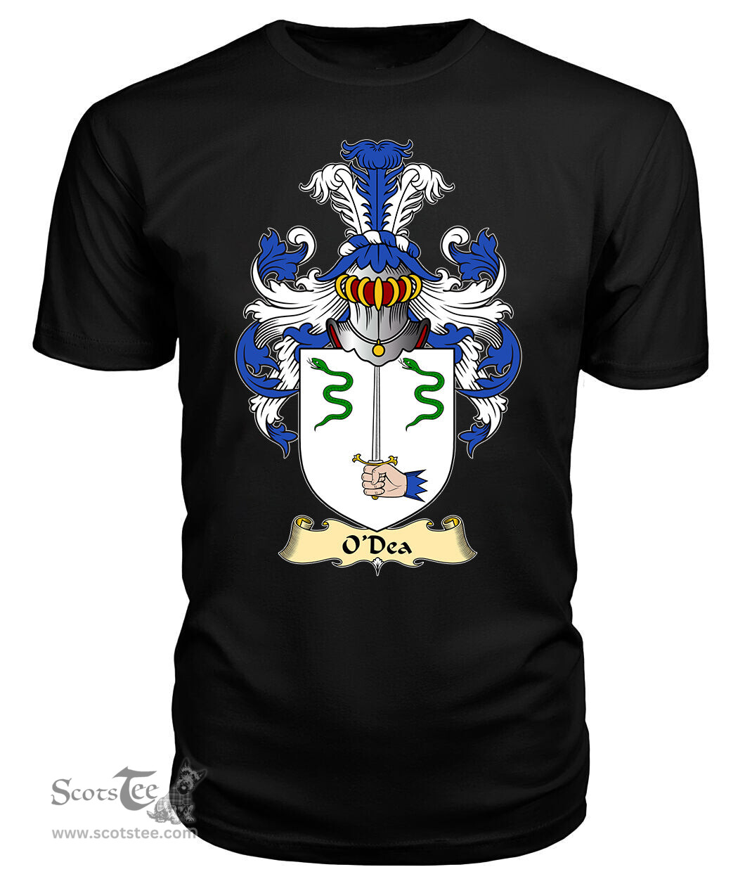 ScotsTee O'Dea or Day Coat Of Arms Family Crest Ireland V23 T Shirt