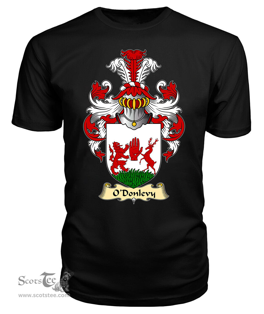 ScotsTee O'Donlevy Coat Of Arms Family Crest Ireland V23 T Shirt