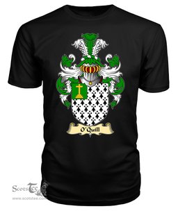 ScotsTee O'Quill Coat Of Arms Family Crest Ireland V23 T Shirt