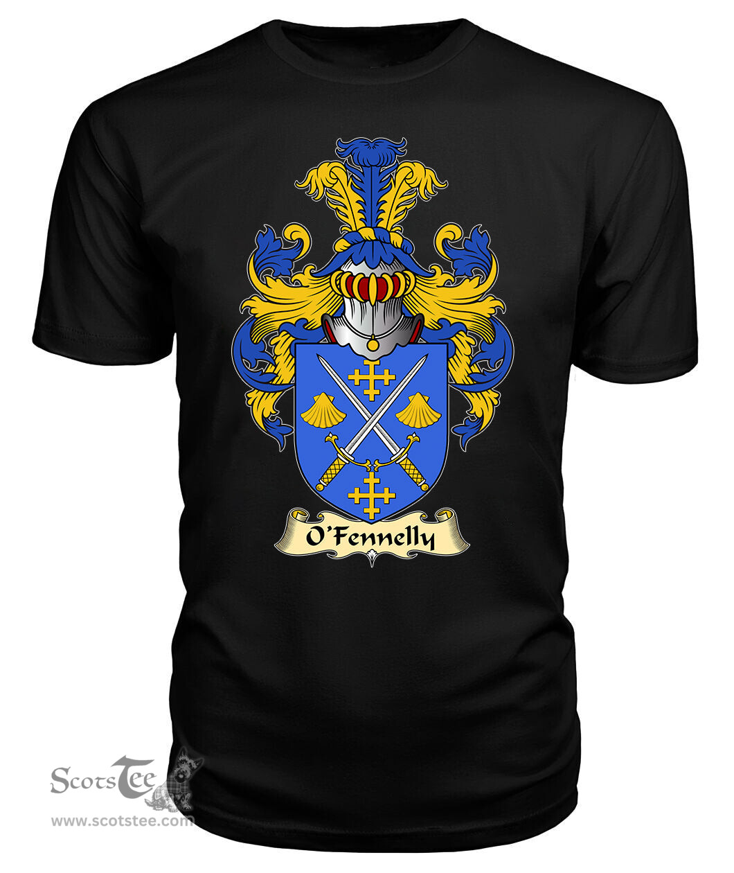 ScotsTee O'Fennelly Coat Of Arms Family Crest Ireland V23 T Shirt