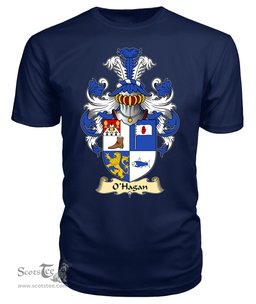 ScotsTee O'Hagan Coat Of Arms Family Crest Ireland V23 T Shirt