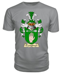 ScotsTee O'Loughnan Coat Of Arms Family Crest Ireland V23 T Shirt