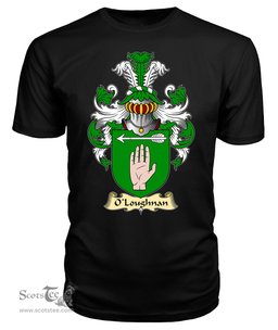 ScotsTee O'Loughnan Coat Of Arms Family Crest Ireland V23 T Shirt