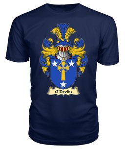 ScotsTee O'Devlin Coat Of Arms Family Crest Ireland V23 T Shirt