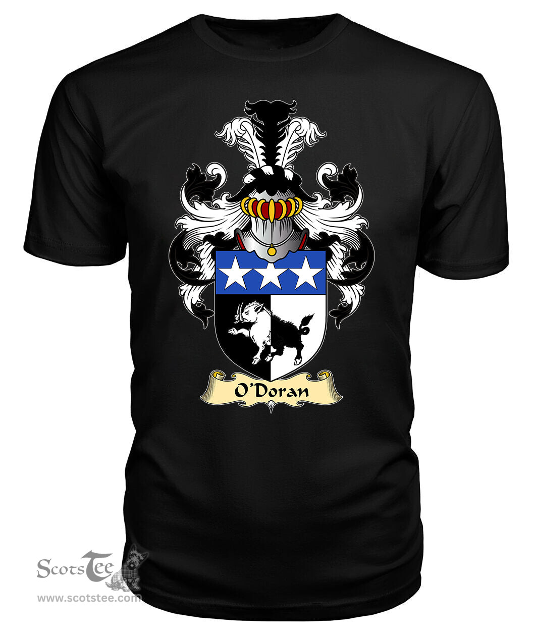 ScotsTee O'Doran Coat Of Arms Family Crest Ireland V23 T Shirt