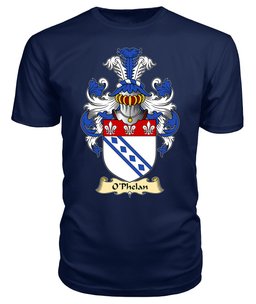 ScotsTee O'Phelan or Faolain Coat Of Arms Family Crest Ireland V23 T Shirt