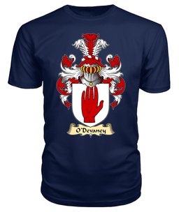 ScotsTee O'Devaney Coat Of Arms Family Crest Ireland V23 T Shirt