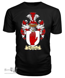 ScotsTee O'Devaney Coat Of Arms Family Crest Ireland V23 T Shirt