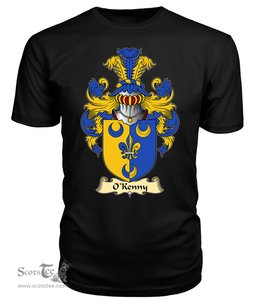 ScotsTee O'Kenny or Kenney Coat Of Arms Family Crest Ireland V23 T Shirt