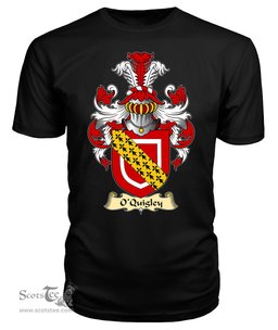 ScotsTee O'Quigley Coat Of Arms Family Crest Ireland V23 T Shirt