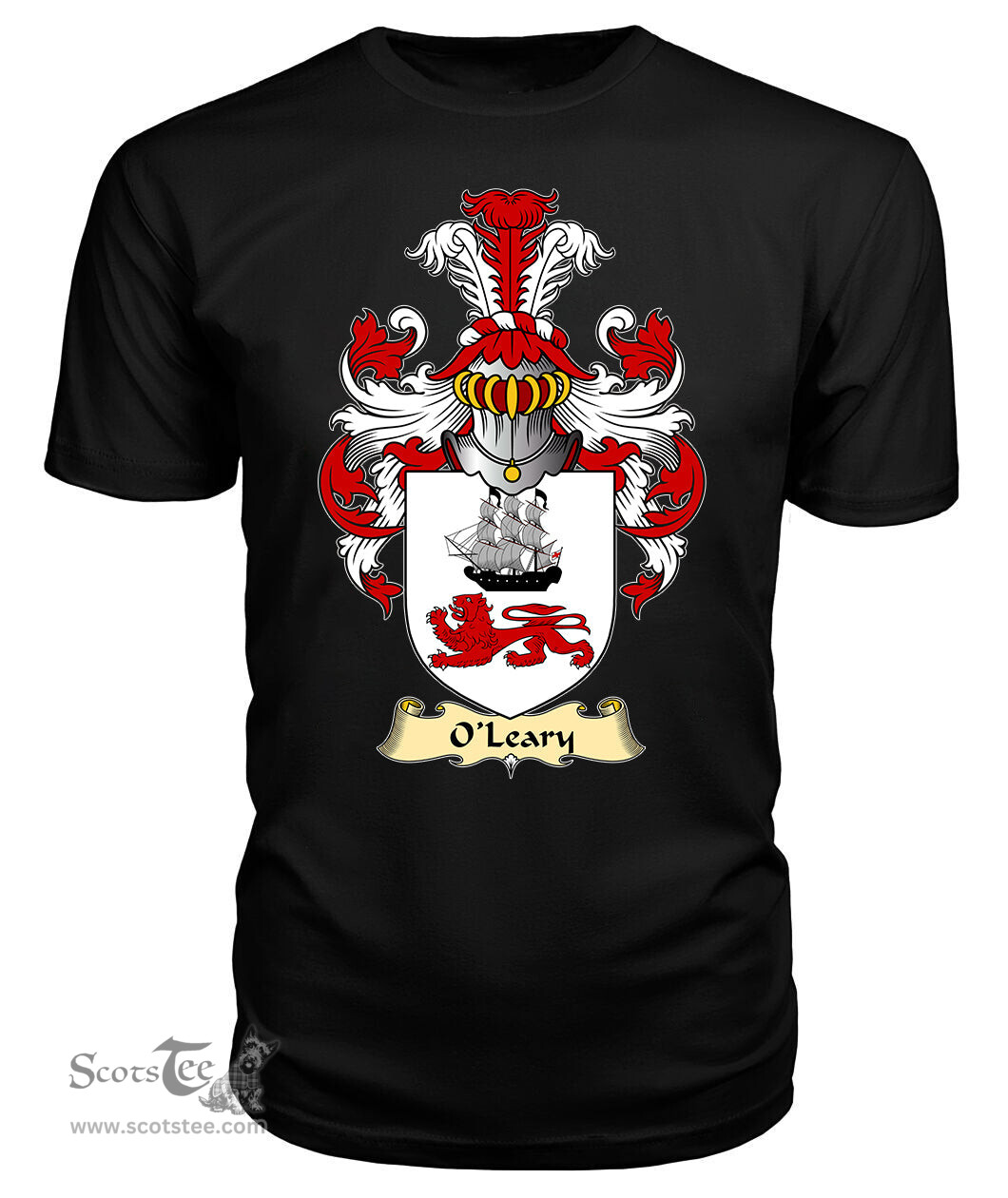 ScotsTee O'Leary Coat Of Arms Family Crest Ireland V23 T Shirt