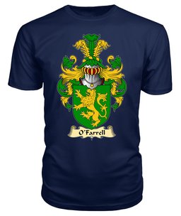 ScotsTee O'Farrell or Ferrell Coat Of Arms Family Crest Ireland V23 T Shirt