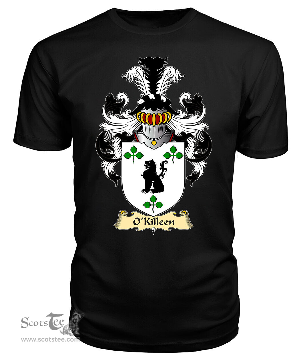 ScotsTee O'Killeen Coat Of Arms Family Crest Ireland V23 T Shirt