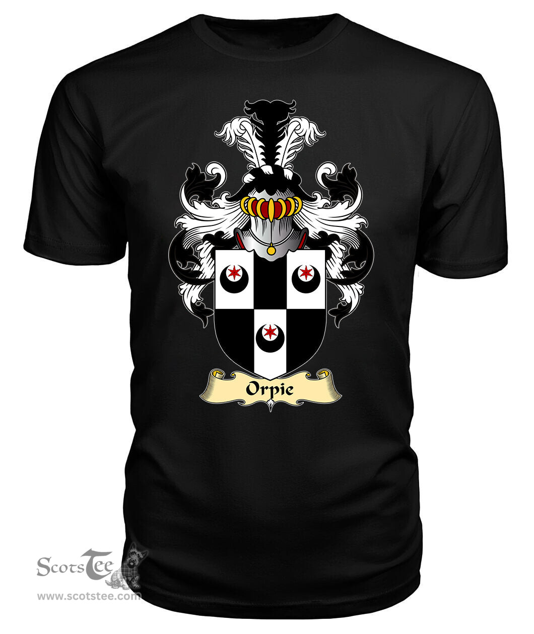 ScotsTee Orpie Coat Of Arms Family Crest Ireland V23 T Shirt