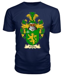 ScotsTee Paisley or Peasley Coat Of Arms Family Crest Ireland V23 T Shirt