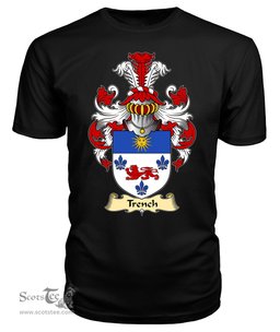 ScotsTee Trench Coat Of Arms Family Crest Ireland V23 T Shirt