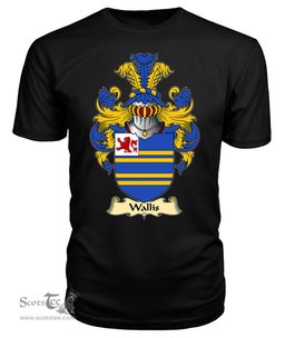 ScotsTee Wallis Coat Of Arms Family Crest Ireland V23 T Shirt