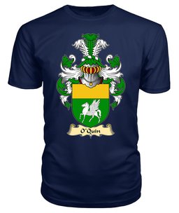 ScotsTee O'Quin or Cuinn Coat Of Arms Family Crest Ireland V23 T Shirt