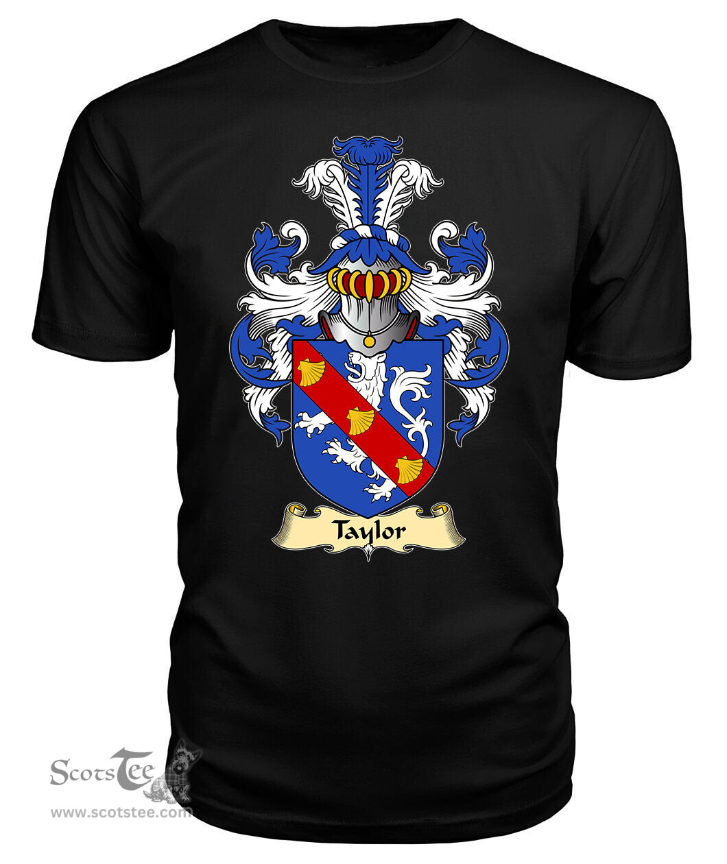 ScotsTee Taylour or Taylor Coat Of Arms Family Crest Ireland V23 T Shirt