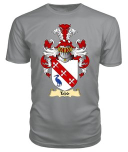 ScotsTee Tod or Todd Coat Of Arms Family Crest Ireland V23 T Shirt