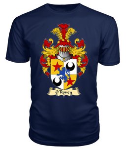 ScotsTee O'Roney or Rooney I Coat Of Arms Family Crest Ireland V23 T Shirt