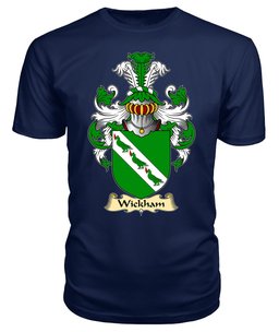 ScotsTee Wickham or Wycomb Coat Of Arms Family Crest Ireland V23 T Shirt