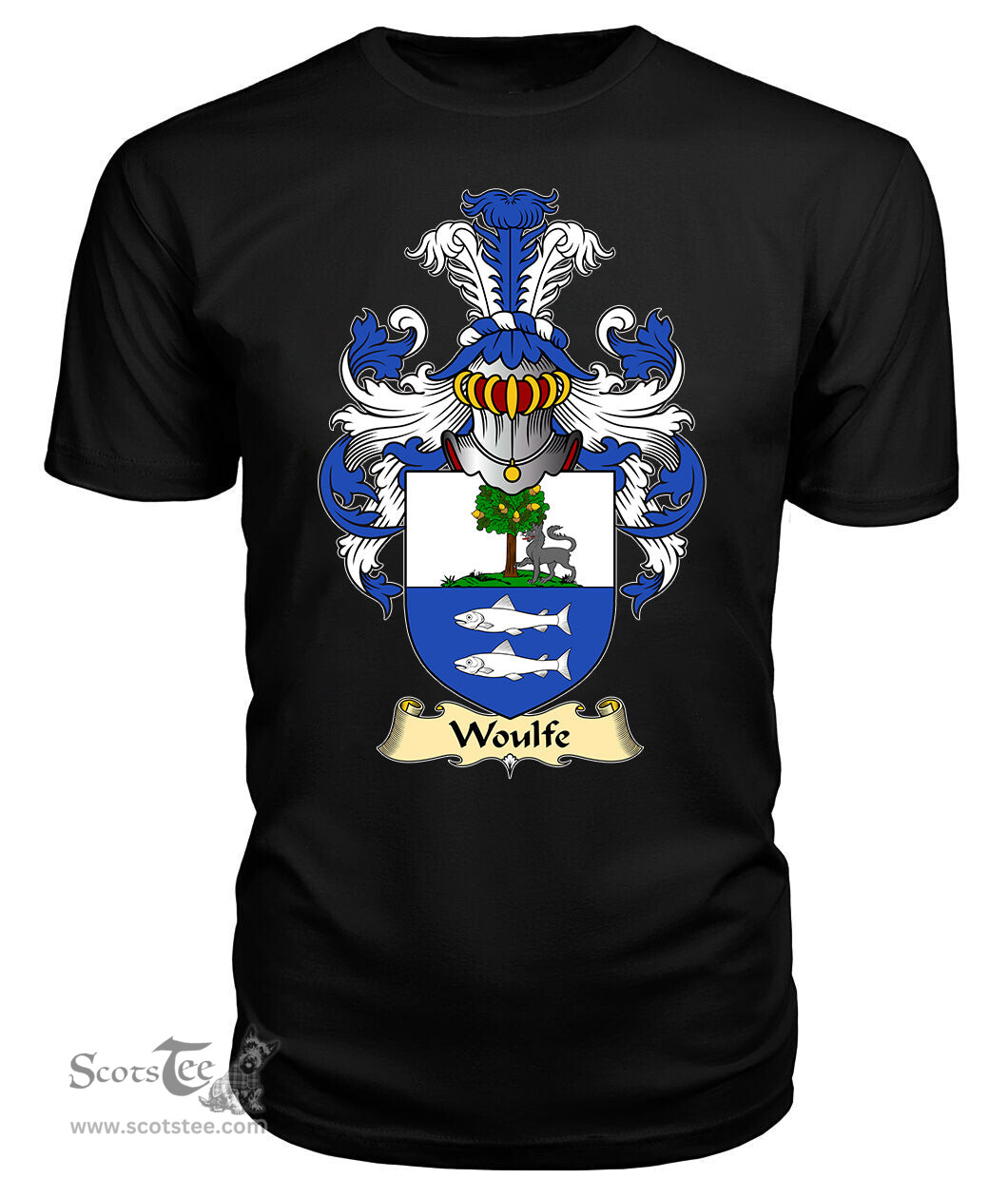 ScotsTee Woulfe Coat Of Arms Family Crest Ireland V23 T Shirt