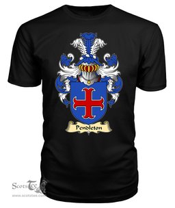 ScotsTee Pendleton Coat Of Arms Family Crest Ireland V23 T Shirt