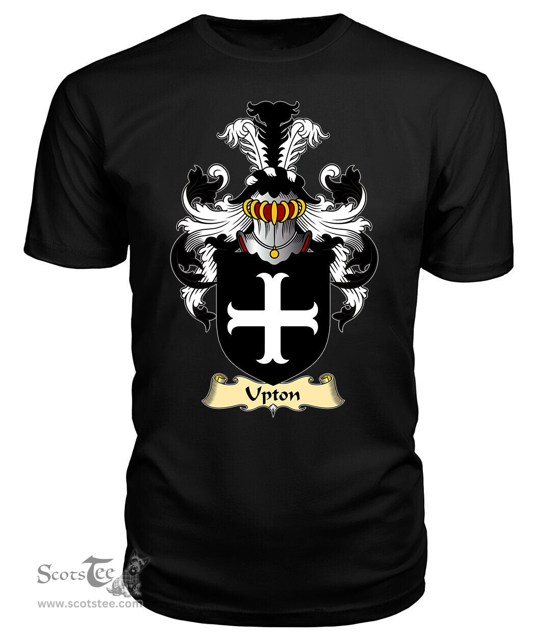 ScotsTee Upton Coat Of Arms Family Crest Ireland V23 T Shirt