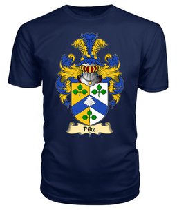 ScotsTee Pike or Pyke Coat Of Arms Family Crest Ireland V23 T Shirt