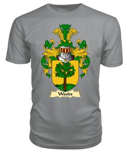 ScotsTee Woods Coat Of Arms Family Crest Ireland V23 T Shirt