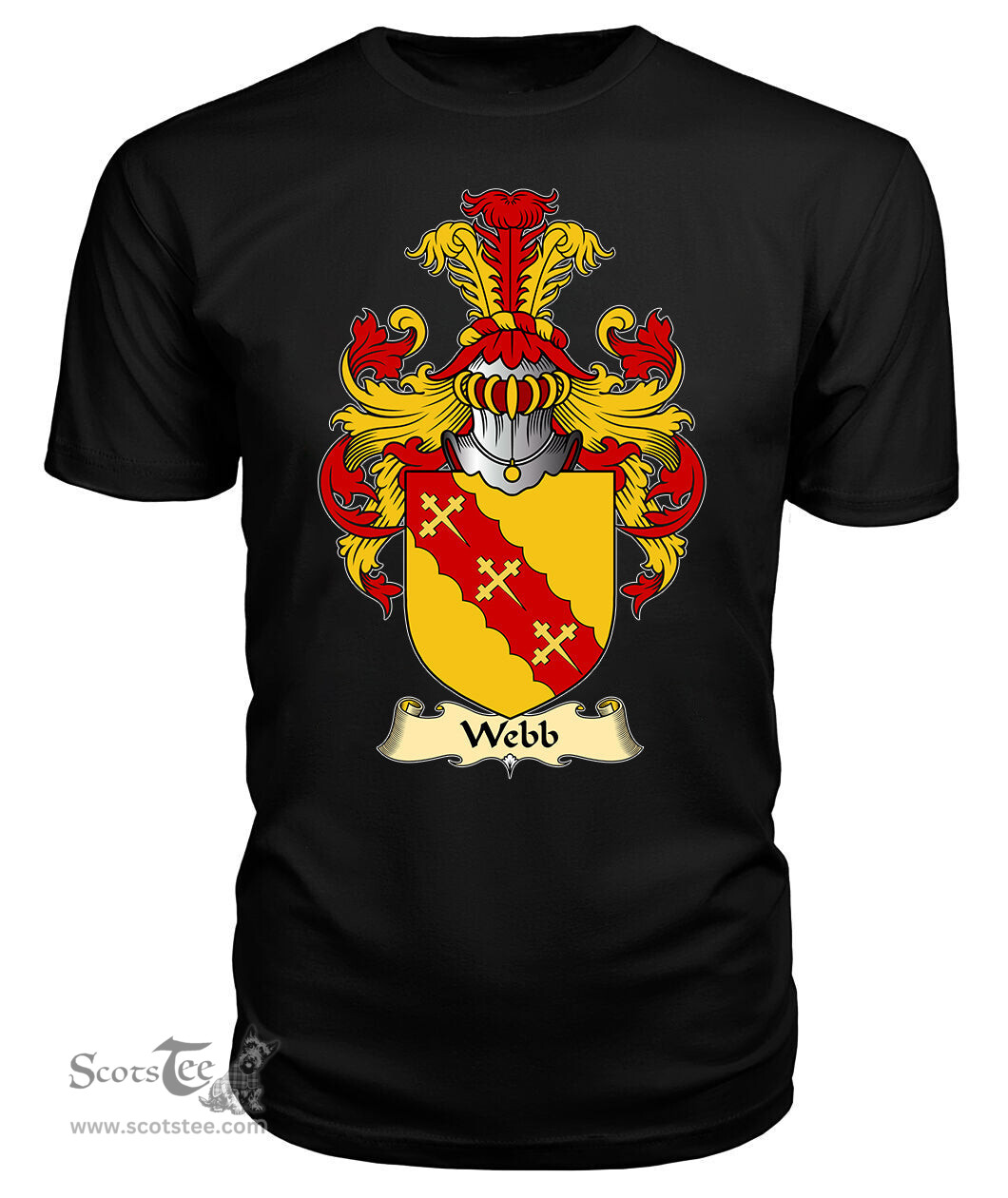ScotsTee Webb Coat Of Arms Family Crest Ireland V23 T Shirt