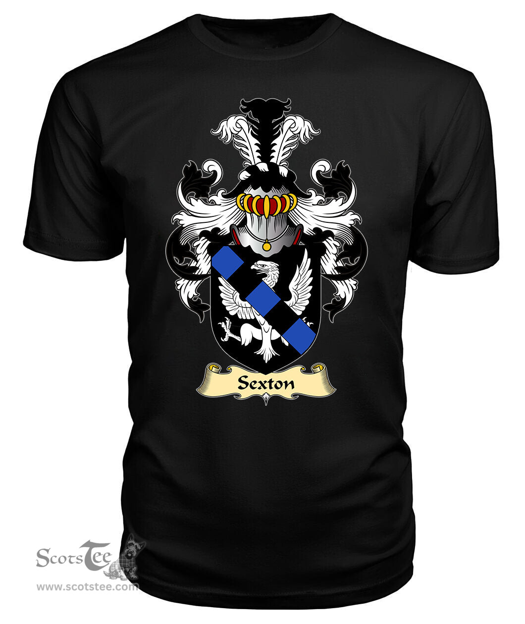 ScotsTee Sexton Coat Of Arms Family Crest Ireland V23 T Shirt